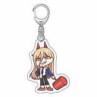 Брелок по аниме Chainsaw man, Power, акрил