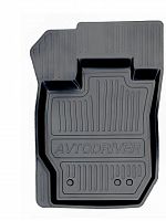 Коврик резиновый водительский для ВАЗ Lada Largus/ Renault Logan (I/ II)/ Sandero (I/ II)/ Duster/ Nissan Almera (G11)
