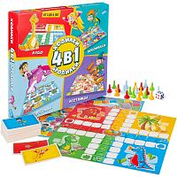 Настольная игра "Ходилки-Бродилки" (4в1)