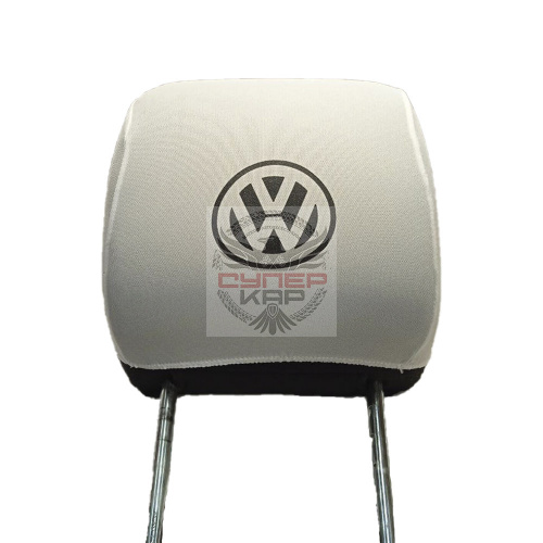 Чехлы на подголовник черные Volkswagen фото 2