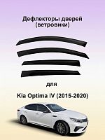 Дефлекторы окон (ветровики) для KIA Optima IV 2015-2018 г.