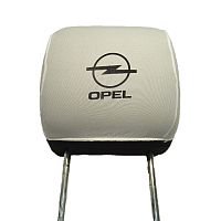 Чехлы на подголовник белые Opel